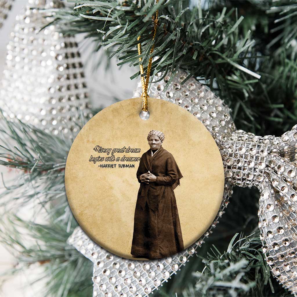 Civil Rights Leaders Blossoming Equality Ceramic Ornament Harriet Tubman - Wonder Print Shop