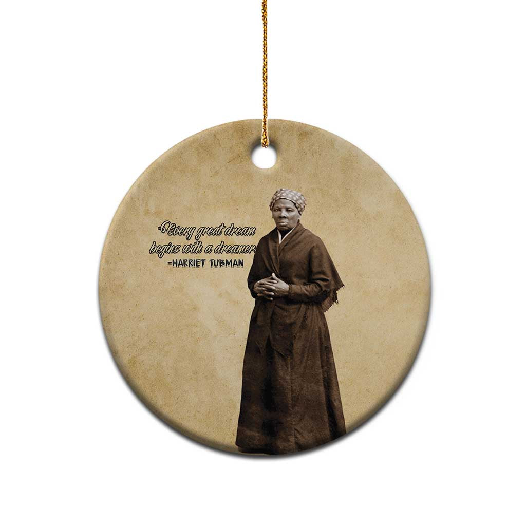 Civil Rights Leaders Blossoming Equality Ceramic Ornament Harriet Tubman - Wonder Print Shop