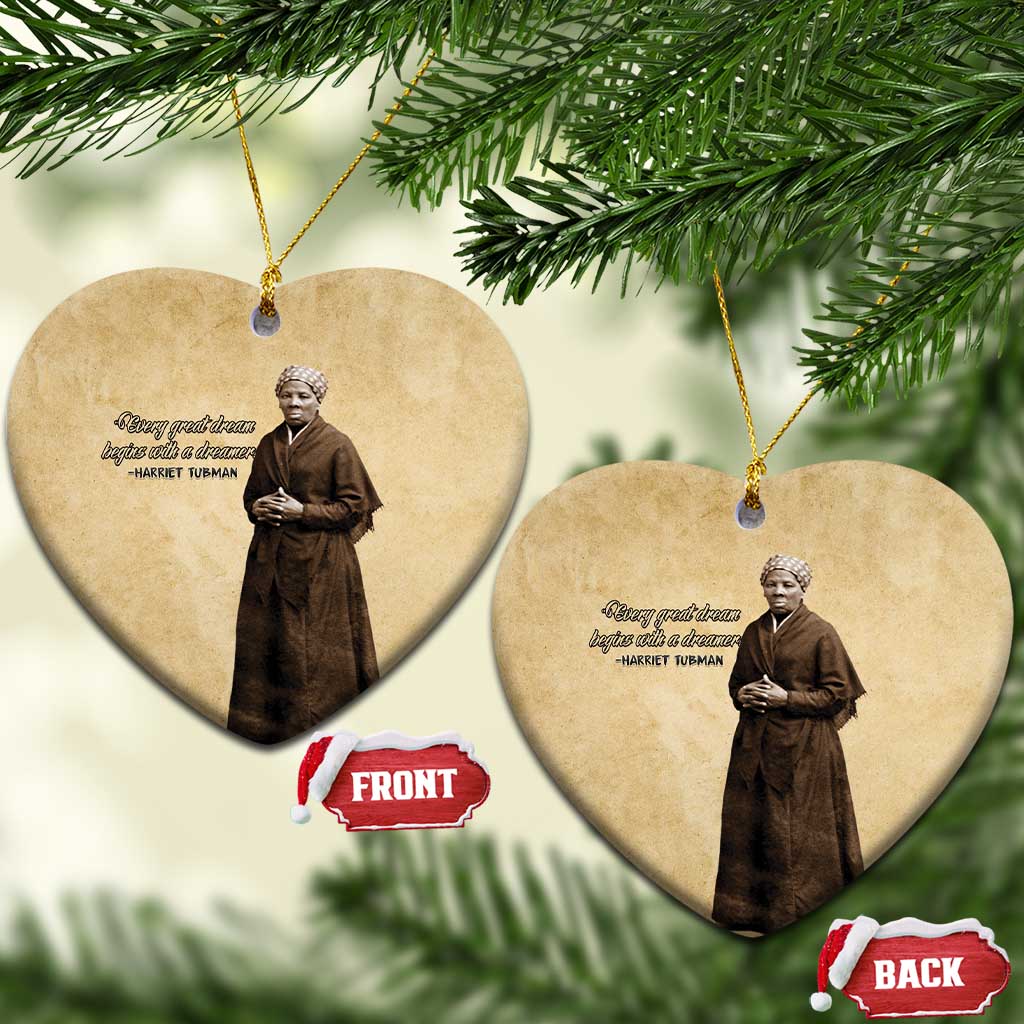 Civil Rights Leaders Blossoming Equality Ceramic Ornament Harriet Tubman - Wonder Print Shop