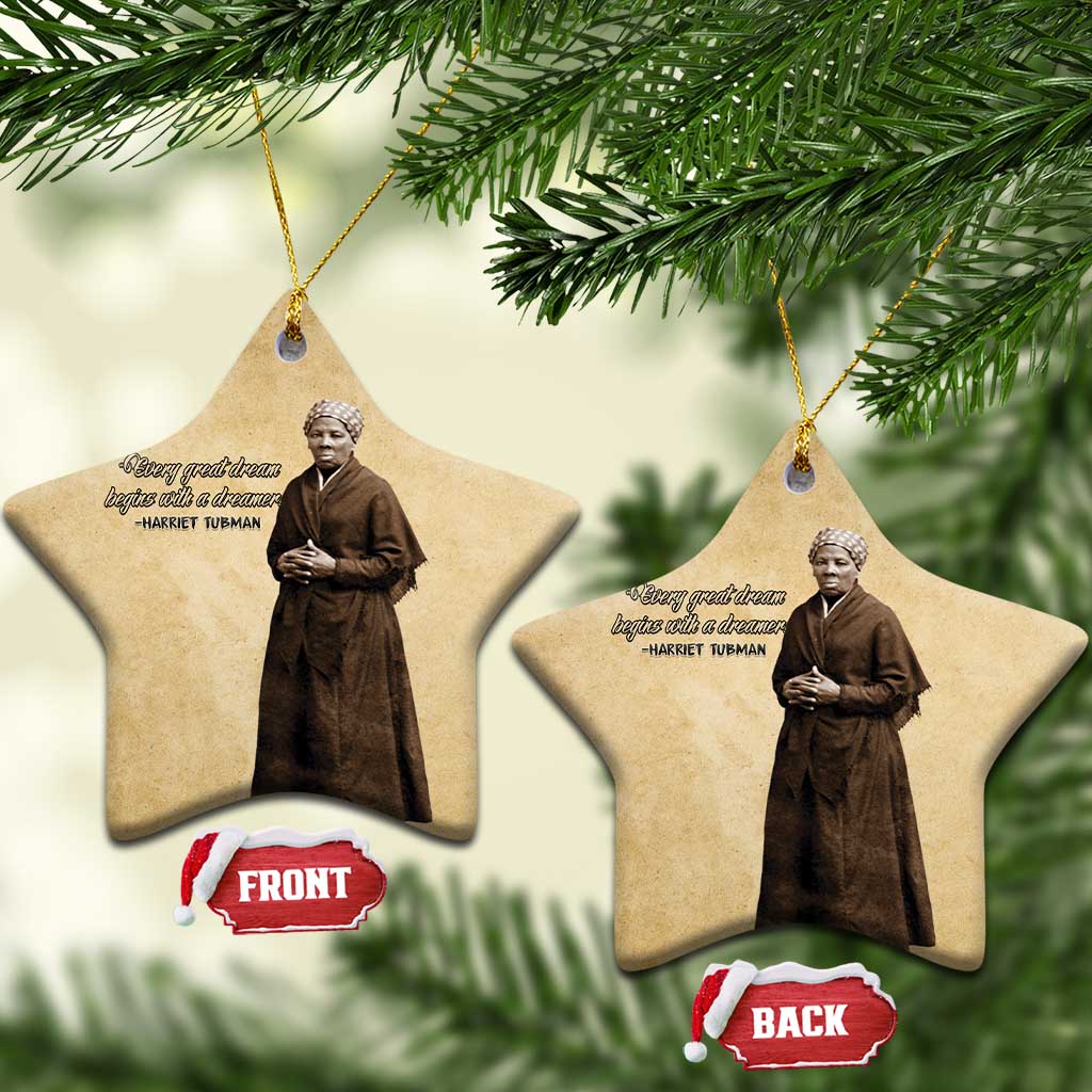 Civil Rights Leaders Blossoming Equality Ceramic Ornament Harriet Tubman - Wonder Print Shop