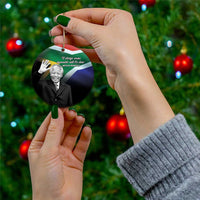 Civil Rights Leaders Unbreakable Hope Ceramic Ornament Nelson Mandela - Wonder Print Shop