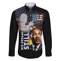 Happy MLK Day Family Matching Off Shoulder Short Dress and Hawaiian Shirt I Have A Dream - His Dream Still - Wonder Print Shop
