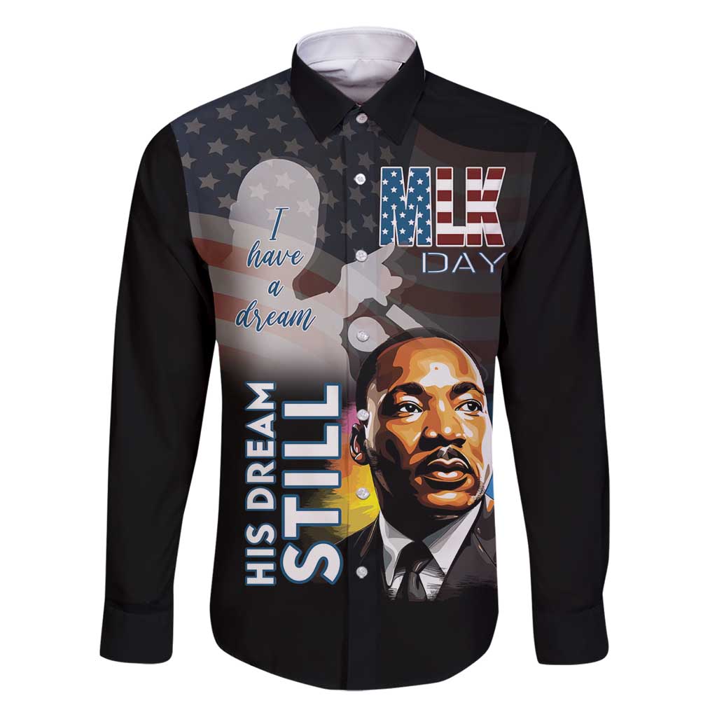 Happy MLK Day Family Matching Tank Maxi Dress and Hawaiian Shirt I Have A Dream - His Dream Still - Wonder Print Shop