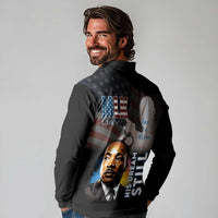 Happy MLK Day Long Sleeve Polo Shirt I Have A Dream - His Dream Still - Wonder Print Shop