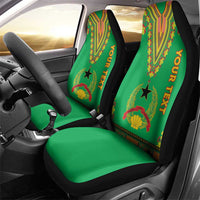 Personalised Guinea Bissau Car Seat Cover Dashiki Pattern - Wonder Print Shop