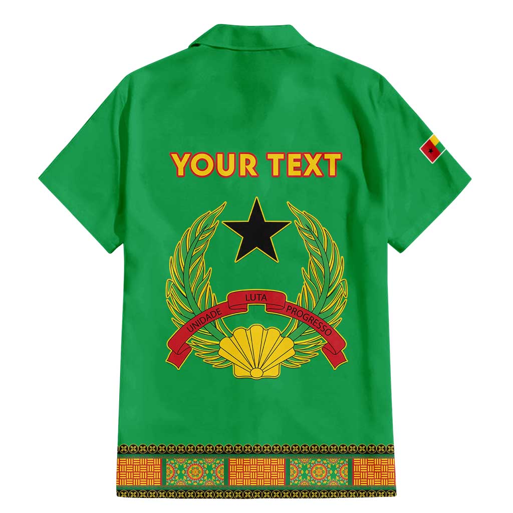 Personalised Guinea Bissau Family Matching Mermaid Dress and Hawaiian Shirt Dashiki Pattern - Wonder Print Shop