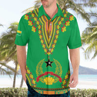 Personalised Guinea Bissau Hawaiian Shirt Dashiki Pattern - Wonder Print Shop
