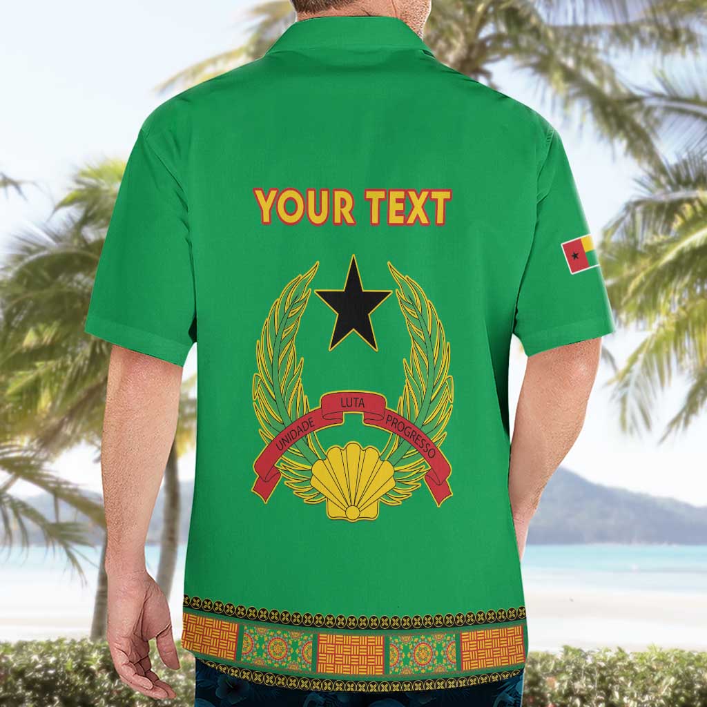 Personalised Guinea Bissau Hawaiian Shirt Dashiki Pattern - Wonder Print Shop