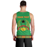 Personalised Guinea Bissau Men Tank Top Dashiki Pattern - Wonder Print Shop