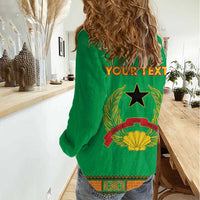 Personalised Guinea Bissau Women Casual Shirt Dashiki Pattern - Wonder Print Shop