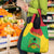 Personalised Guinea Bissau Grocery Bag Coat Of Arms - African Pattern