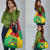 Personalised Guinea Bissau Grocery Bag Coat Of Arms - African Pattern
