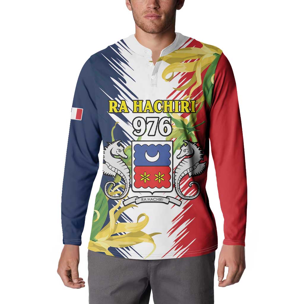 Ra Hachiri 976 Button Sweatshirt Coat Of Arms With Ylang Ylang