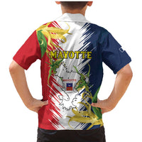 Ra Hachiri 976 Family Matching Mermaid Dress and Hawaiian Shirt Coat Of Arms With Ylang Ylang