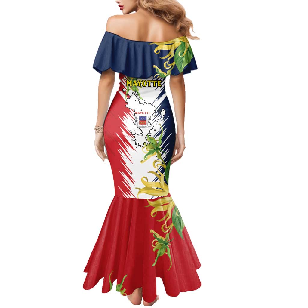 Ra Hachiri 976 Family Matching Mermaid Dress and Hawaiian Shirt Coat Of Arms With Ylang Ylang