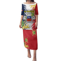 Ra Hachiri 976 Family Matching Puletasi and Hawaiian Shirt Coat Of Arms With Ylang Ylang