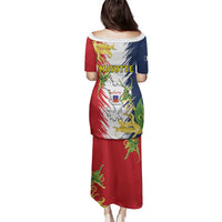 Ra Hachiri 976 Family Matching Puletasi and Hawaiian Shirt Coat Of Arms With Ylang Ylang