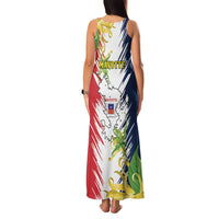 Ra Hachiri 976 Family Matching Tank Maxi Dress and Hawaiian Shirt Coat Of Arms With Ylang Ylang