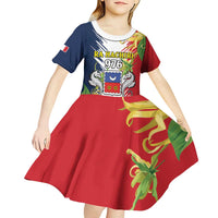 Ra Hachiri 976 Kid Short Sleeve Dress Coat Of Arms With Ylang Ylang