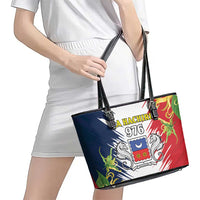 Ra Hachiri 976 Leather Tote Bag Coat Of Arms With Ylang Ylang