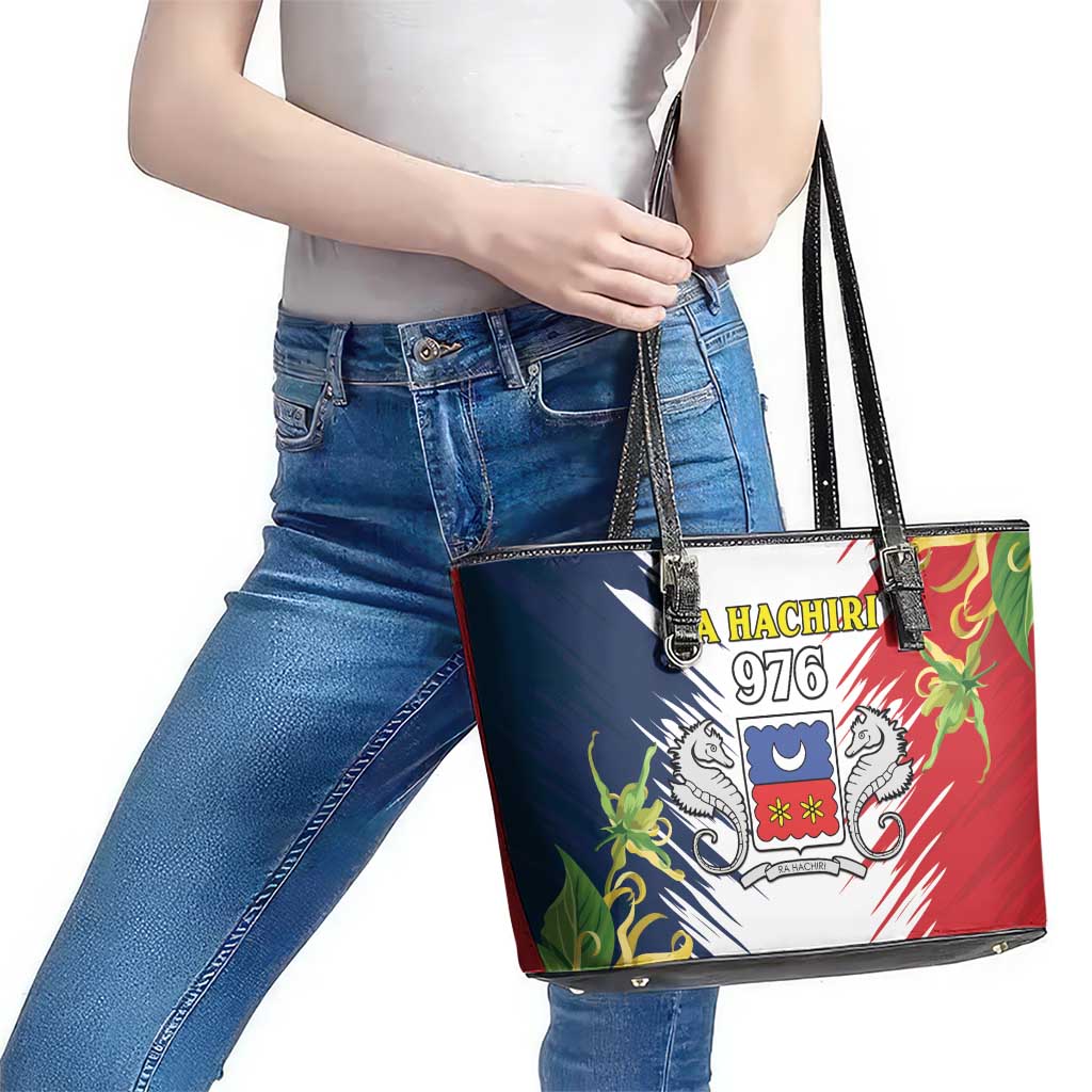 Ra Hachiri 976 Leather Tote Bag Coat Of Arms With Ylang Ylang