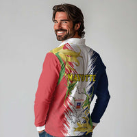 Ra Hachiri 976 Long Sleeve Polo Shirt Coat Of Arms With Ylang Ylang