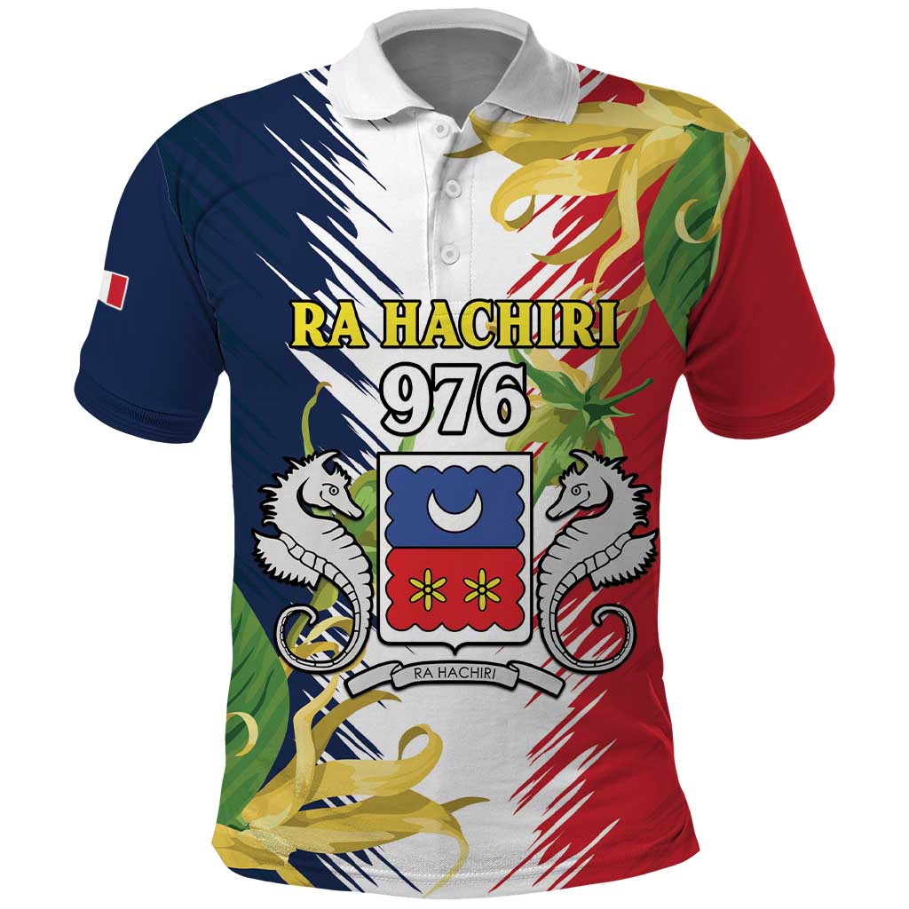 Ra Hachiri 976 Polo Shirt Coat Of Arms With Ylang Ylang