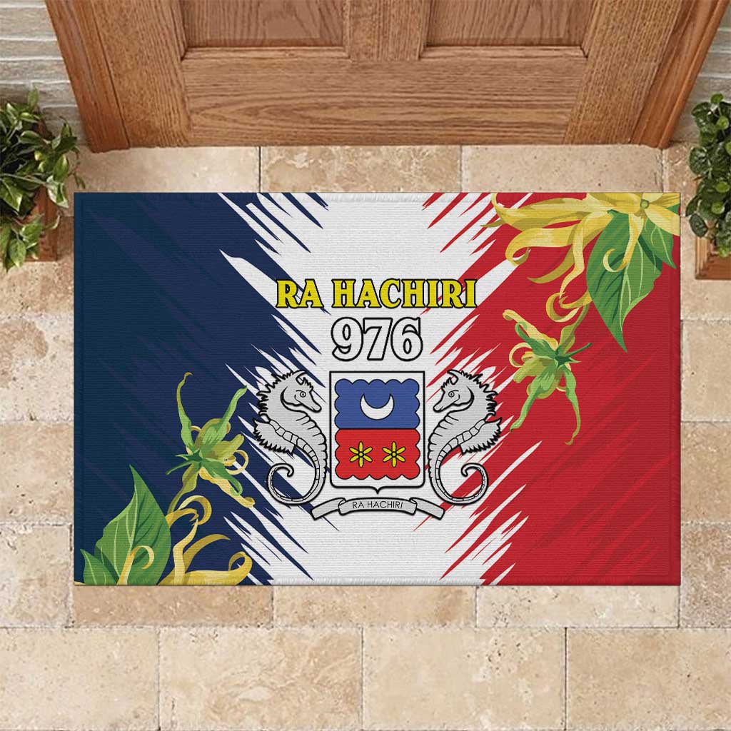 Ra Hachiri 976 Rubber Doormat Coat Of Arms With Ylang Ylang