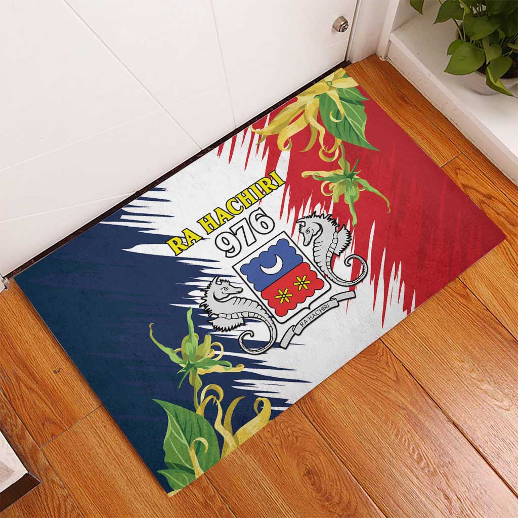 Ra Hachiri 976 Rubber Doormat Coat Of Arms With Ylang Ylang
