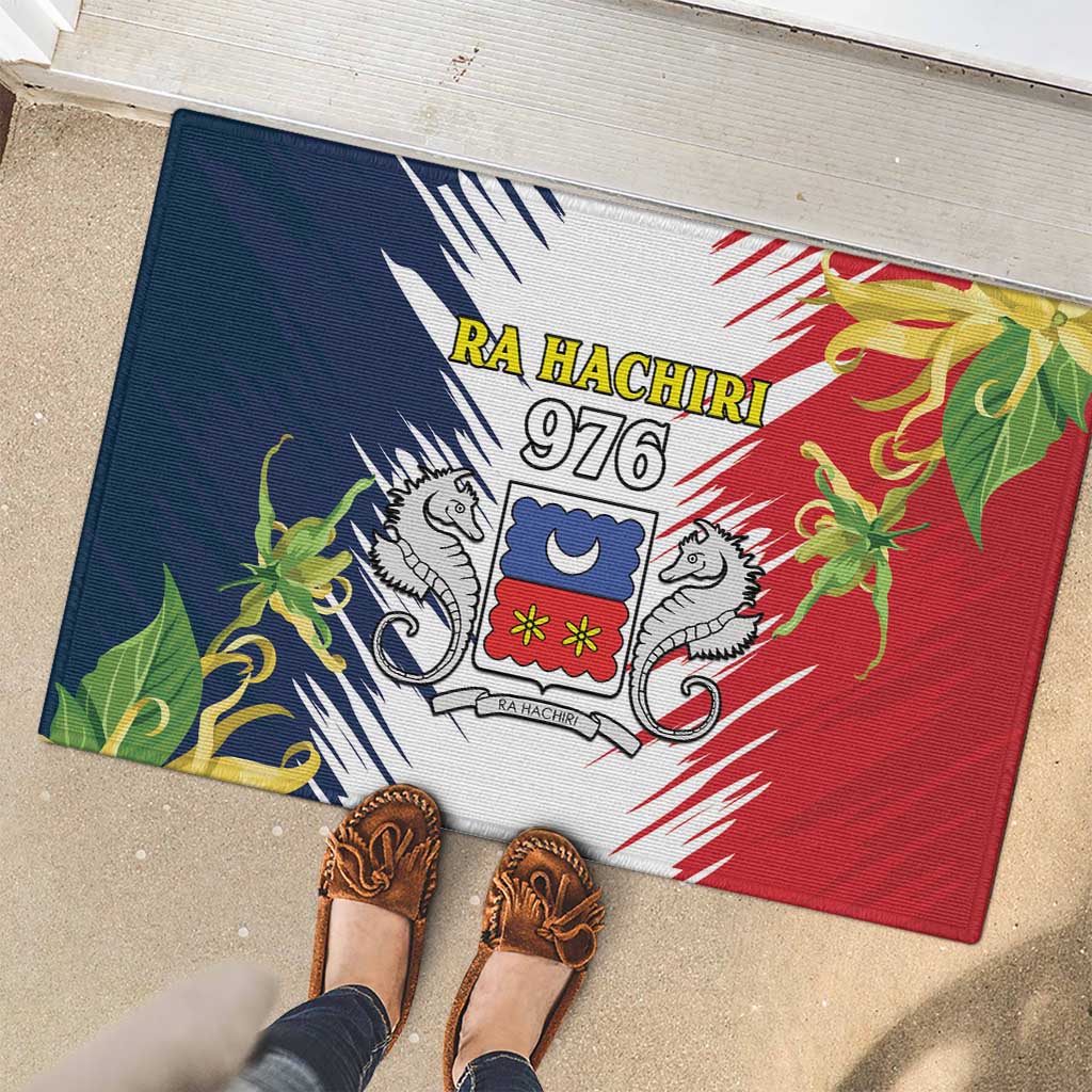 Ra Hachiri 976 Rubber Doormat Coat Of Arms With Ylang Ylang