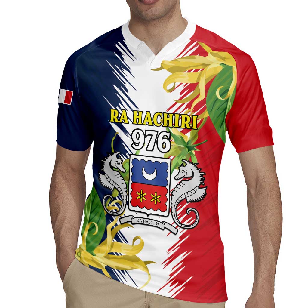 Ra Hachiri 976 Rugby Jersey Coat Of Arms With Ylang Ylang