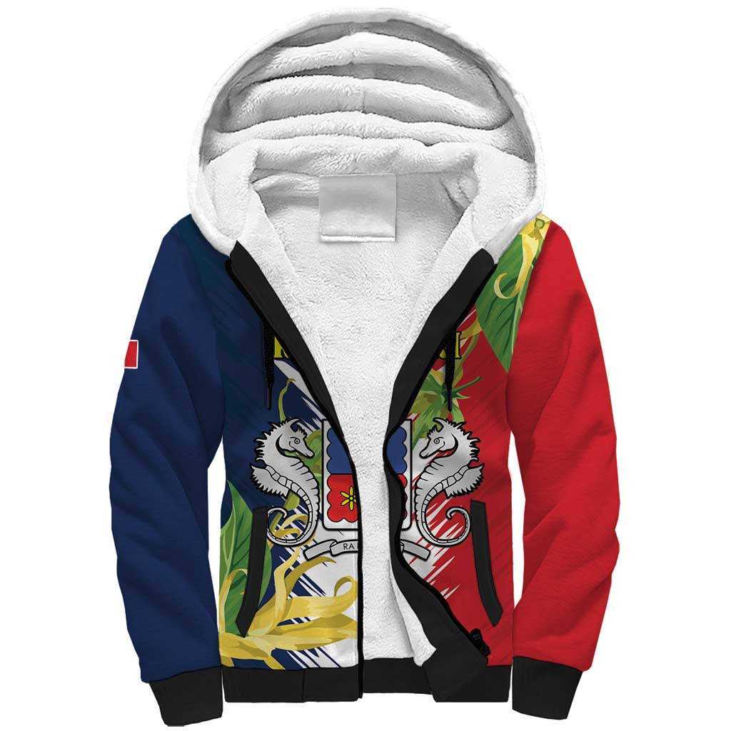 Ra Hachiri 976 Sherpa Hoodie Coat Of Arms With Ylang Ylang