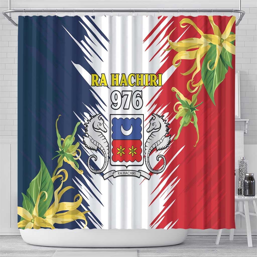 Ra Hachiri 976 Shower Curtain Coat Of Arms With Ylang Ylang