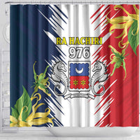 Ra Hachiri 976 Shower Curtain Coat Of Arms With Ylang Ylang