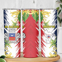 Mayotte Skinny Tumbler Coat Of Arms With Ylang Ylang