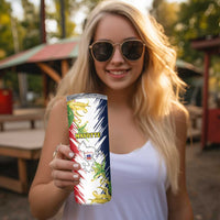 Mayotte Skinny Tumbler Coat Of Arms With Ylang Ylang