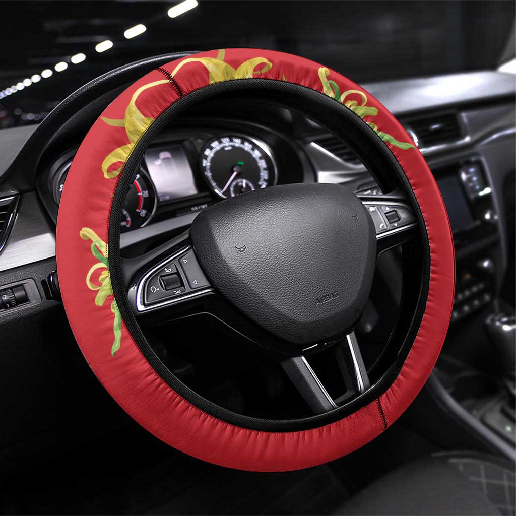 Ra Hachiri 976 Steering Wheel Cover Coat Of Arms With Ylang Ylang