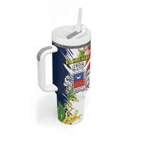 Mayotte Tumbler With Handle Coat Of Arms With Ylang Ylang