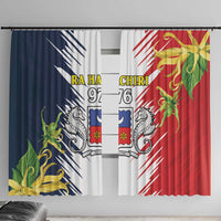 Ra Hachiri 976 Window Curtain Coat Of Arms With Ylang Ylang