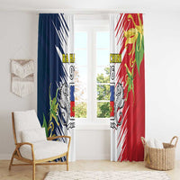 Ra Hachiri 976 Window Curtain Coat Of Arms With Ylang Ylang