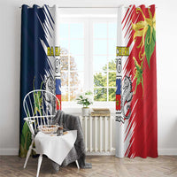 Ra Hachiri 976 Window Curtain Coat Of Arms With Ylang Ylang