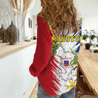 Ra Hachiri 976 Women Casual Shirt Coat Of Arms With Ylang Ylang