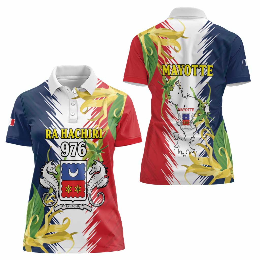 Ra Hachiri 976 Women Polo Shirt Coat Of Arms With Ylang Ylang