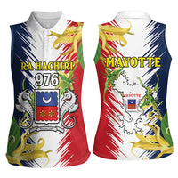 Ra Hachiri 976 Women Sleeveless Polo Shirt Coat Of Arms With Ylang Ylang