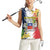 Ra Hachiri 976 Women Sleeveless Polo Shirt Coat Of Arms With Ylang Ylang