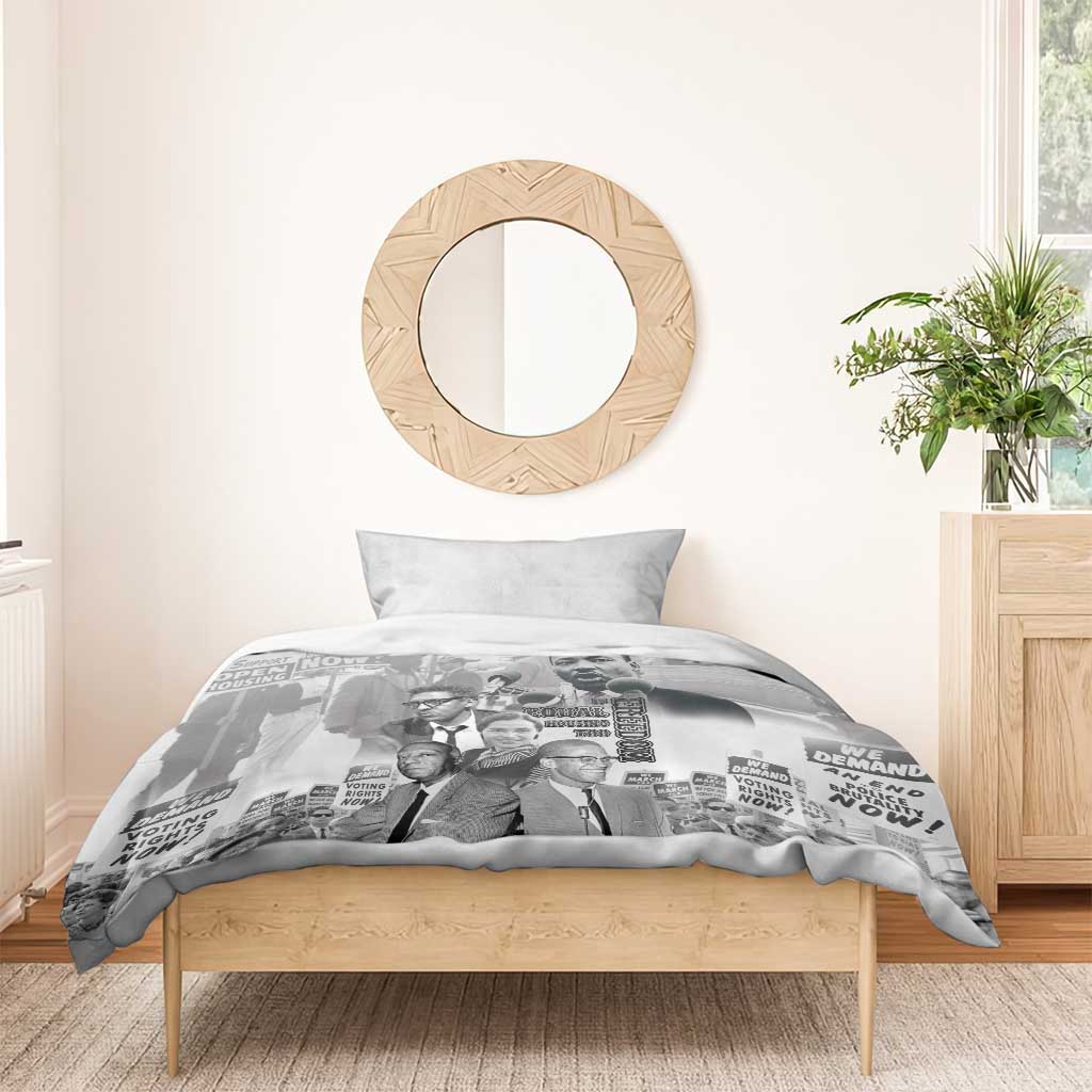Civil Rights Leaders Bedding Set Freedom Is Equal Housing Too