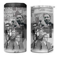 Civil Rights Leaders 4 in 1 Can Cooler Tumbler Freedom Is Equal Housing Too