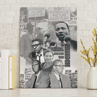 Civil Rights Leaders Canvas Wall Art Freedom Is Equal Housing Too