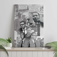 Civil Rights Leaders Canvas Wall Art Freedom Is Equal Housing Too