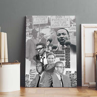 Civil Rights Leaders Canvas Wall Art Freedom Is Equal Housing Too